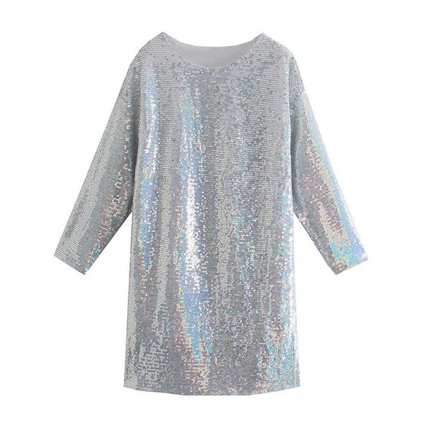 casual dresses women 2022 fashion with lining sequin slim mini dress vestidos retro long sleeve round neck elegant party streetwear, Black;gray
casual dresses women 2022 fashion with lining sequin slim mini dress vestidos retro long sleeve round neck elegant party streetwear, Black;gray