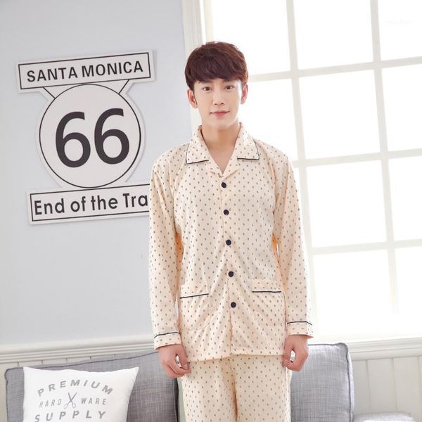 men's sleepwear arrival mens soft cotton long-sleeve pyjamas set men plus size pour hommes l-3xl r167, Black;brown
men's sleepwear arrival mens soft cotton long-sleeve pyjamas set men plus size pour hommes l-3xl r167, Black;brown