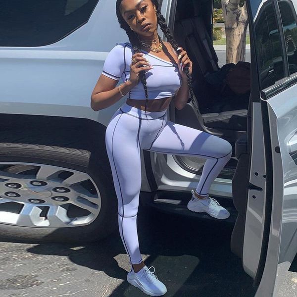 women's jumpsuits & rompers gym set women sporty active wear fitness tracksuits one shoulder 2 piece workout crop and leggings sets, Black;white
women's jumpsuits & rompers gym set women sporty active wear fitness tracksuits one shoulder 2 piece workout crop and leggings sets, Black;white