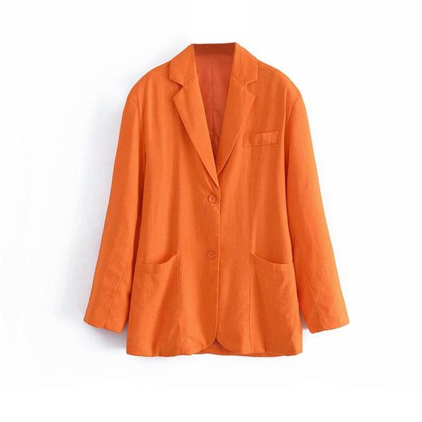 women's suits & blazers 2021 korean style woman blazer office lady suit collar autumn orange fall stylish jackets, White;black
women's suits & blazers 2021 korean style woman blazer office lady suit collar autumn orange fall stylish jackets, White;black