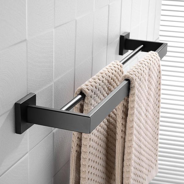 towel racks stainless steel mablack double square bar hanger wall mounted rack holder house decoration
towel racks stainless steel mablack double square bar hanger wall mounted rack holder house decoration