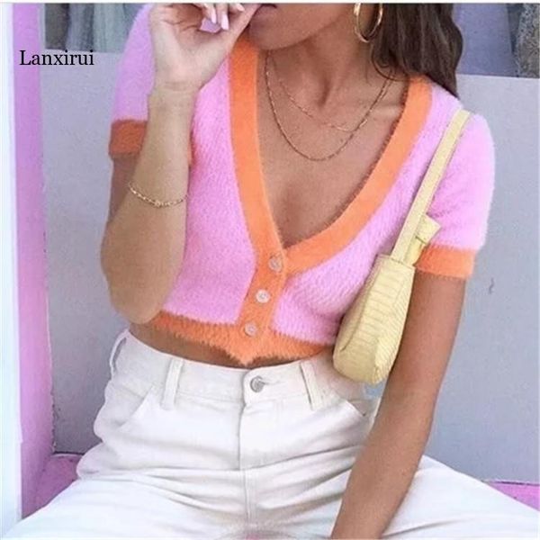 women's knits & tees spring korean sweater women vintage pink cardigan knitted cute punk crop knit cardigans purple, White
women's knits & tees spring korean sweater women vintage pink cardigan knitted cute punk crop knit cardigans purple, White