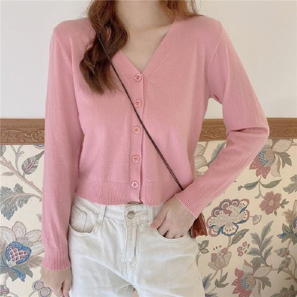 knitted cropped cardigan women sweater korean short v neck long sleeve jacket fashion spring autumn, White;black
knitted cropped cardigan women sweater korean short v neck long sleeve jacket fashion spring autumn, White;black