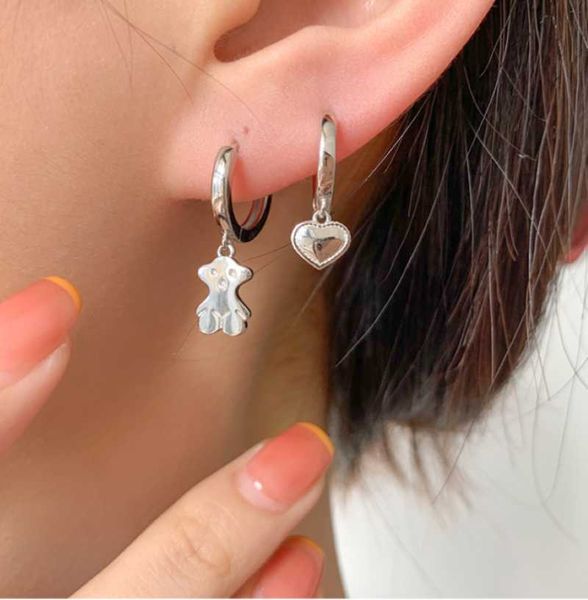 hoop & huggie earrings temperament trendy hollow asymmetry heart bear charm women party fashion jewelry accessories gifts, Golden;silver
hoop & huggie earrings temperament trendy hollow asymmetry heart bear charm women party fashion jewelry accessories gifts, Golden;silver