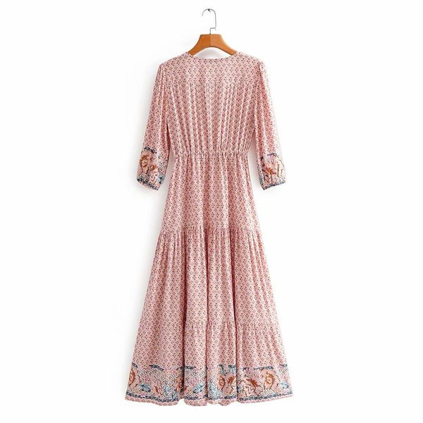dresses v-neck long-sleeved ethnic style long waist stitching sweet beach female bohemian chic harajuku women's dress, Black;gray
dresses v-neck long-sleeved ethnic style long waist stitching sweet beach female bohemian chic harajuku women's dress, Black;gray