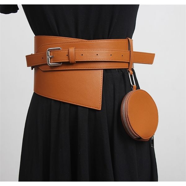 women's runway fashion pu leather bag cummerbunds female dress corsets waistband belts decoration wide belt r3430 220315, Black;brown
women's runway fashion pu leather bag cummerbunds female dress corsets waistband belts decoration wide belt r3430 220315, Black;brown