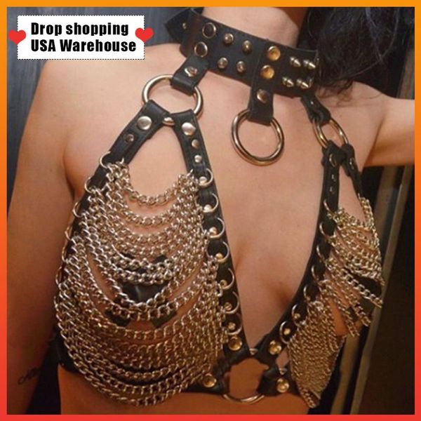 women's tanks & camis oushang hollow out link chains crop with rivet choker goth punk women tank festival rave faux leather cl, White
women's tanks & camis oushang hollow out link chains crop with rivet choker goth punk women tank festival rave faux leather cl, White