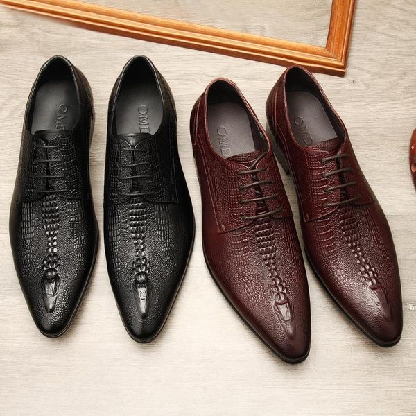 dress shoes large size eur46 brown / black coffee blue crocodile grain mens business genuine leather wedding
dress shoes large size eur46 brown / black coffee blue crocodile grain mens business genuine leather wedding