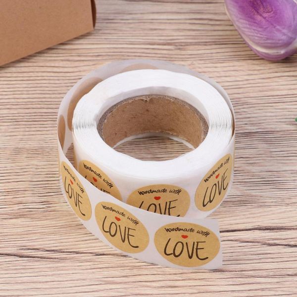 gift wrap 500 sheets/volume round label kraft paper sealing stickers roll decals decor for candy bag baking packaging
gift wrap 500 sheets/volume round label kraft paper sealing stickers roll decals decor for candy bag baking packaging