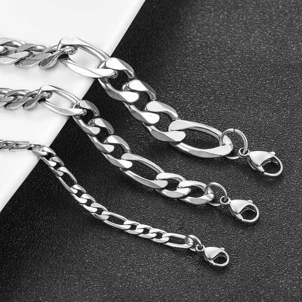 chains men's stainless steel classic figaro chain silver 4.5mm/7.5mm/11.5mm fashion necklace gift jewelry
chains men's stainless steel classic figaro chain silver 4.5mm/7.5mm/11.5mm fashion necklace gift jewelry