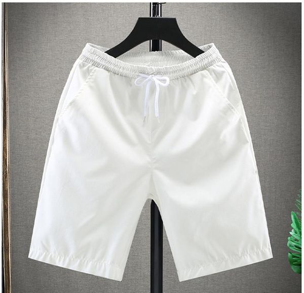 men's shorts 2021 summer casual pants 5-point loose beach solid cotton student wear trend, White;black
men's shorts 2021 summer casual pants 5-point loose beach solid cotton student wear trend, White;black