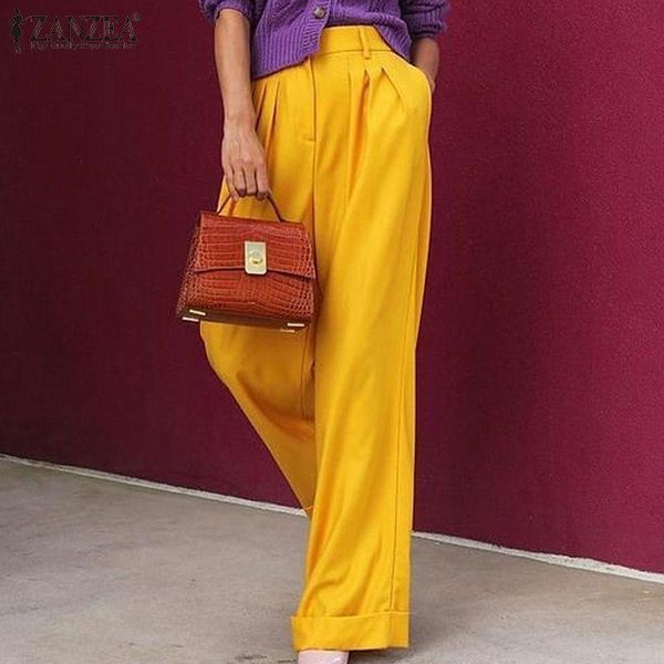 women's pants & capris solid high waist trousers 2022 fashion suits office lady straight maxi pantalon casual wide leg pant bottom, Black;white
women's pants & capris solid high waist trousers 2022 fashion suits office lady straight maxi pantalon casual wide leg pant bottom, Black;white
