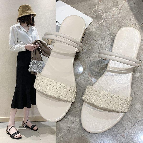 slippers knitting 2021 summer open toe flat shoes for two to wear and beach comfortable sandals, Black
slippers knitting 2021 summer open toe flat shoes for two to wear and beach comfortable sandals, Black