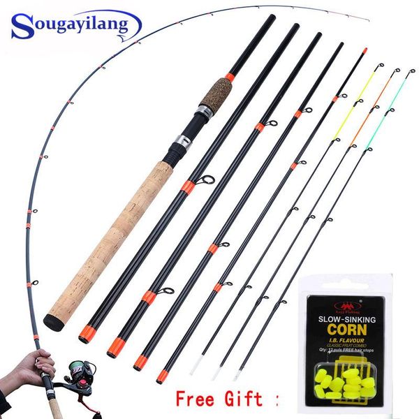 sougayilang feeder fishing rod lengthened handle6 sections l m h power carbon fiber travel tackle boat rods
sougayilang feeder fishing rod lengthened handle6 sections l m h power carbon fiber travel tackle boat rods