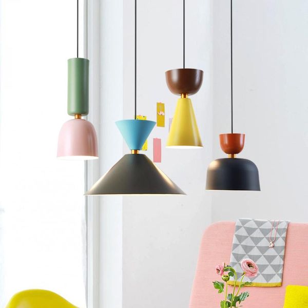 pendant lamps nordic minimalist creative bar restaurant bedroom cafe color single head macaron bell led chandeliers
pendant lamps nordic minimalist creative bar restaurant bedroom cafe color single head macaron bell led chandeliers