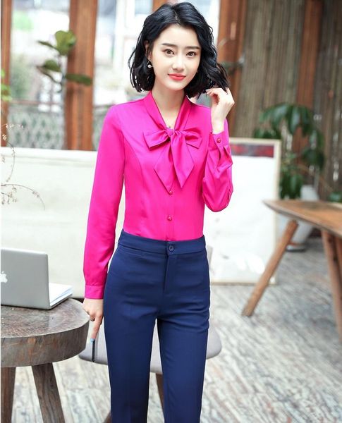 women's suits & blazers fashion rose uniform styles women business pantsuits with and pants for ladies blouses shirts office sets, White;black
women's suits & blazers fashion rose uniform styles women business pantsuits with and pants for ladies blouses shirts office sets, White;black
