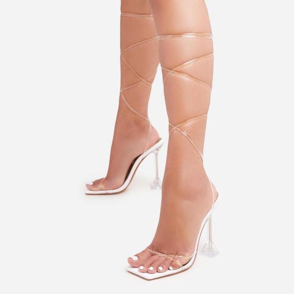 dress shoes pamanni transparent pvc ankle strap women sandals square toes flip-flops clear stiletto high heels open toe female pump, Black
dress shoes pamanni transparent pvc ankle strap women sandals square toes flip-flops clear stiletto high heels open toe female pump, Black