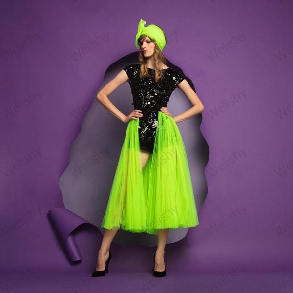 skirts fashion fluorescent green tulle mesh elastic waist detachable overskirt women summer ankle length skirt maxi tutu saia, Black
skirts fashion fluorescent green tulle mesh elastic waist detachable overskirt women summer ankle length skirt maxi tutu saia, Black