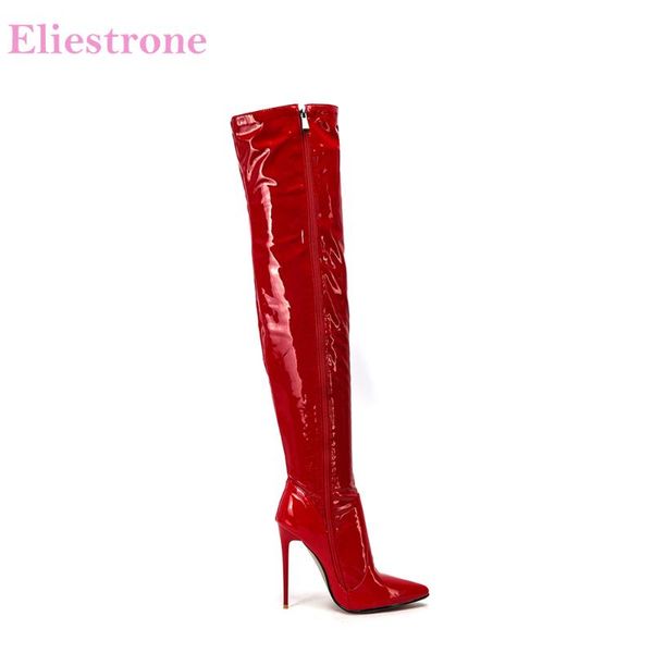 glamour red black women thigh boots fashion 5 inch heels lady dress shoes plus big size 10 43 45 47
glamour red black women thigh boots fashion 5 inch heels lady dress shoes plus big size 10 43 45 47