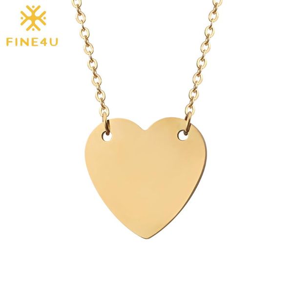 pendant necklaces fine4u n450 stainless steel big love heart necklace for women dainty jewelry gifts, Silver
pendant necklaces fine4u n450 stainless steel big love heart necklace for women dainty jewelry gifts, Silver