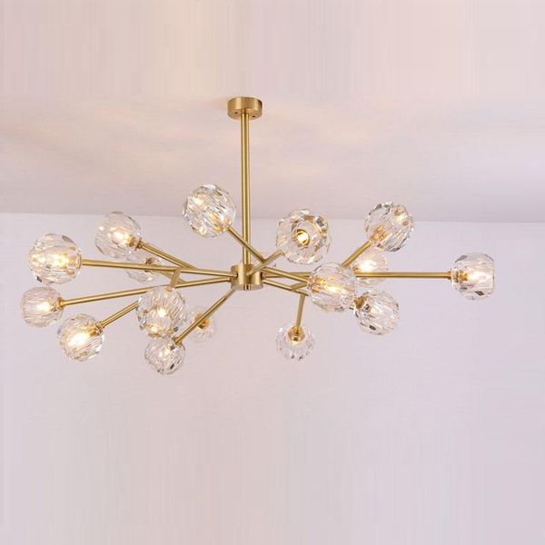 modern crystal living room lamp iron nordic chandelier study bedroom dining chandelier12 lights pendant lamps
modern crystal living room lamp iron nordic chandelier study bedroom dining chandelier12 lights pendant lamps