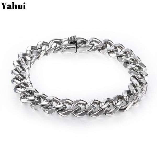 link, chain yahui stainless steel bracelets bangles personalized bracelet link men gifts for accessories jewelry, Black
link, chain yahui stainless steel bracelets bangles personalized bracelet link men gifts for accessories jewelry, Black