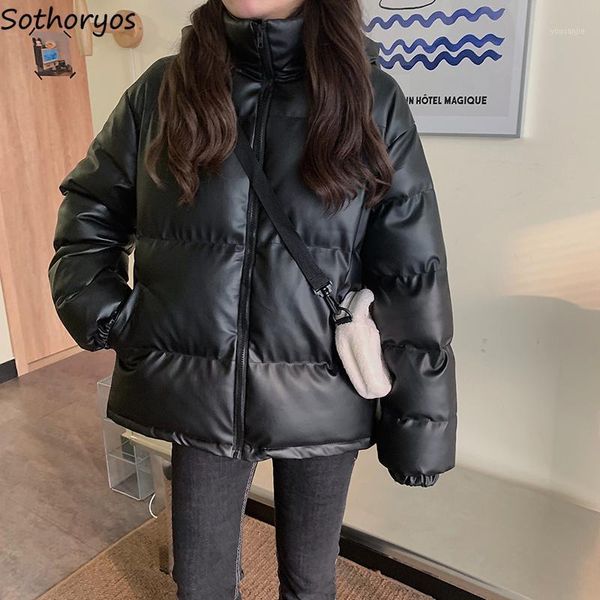 solid black women short style parkas thicker hooded zipper all-match leisure trendy outwear korean warm chic harajuku women's down
solid black women short style parkas thicker hooded zipper all-match leisure trendy outwear korean warm chic harajuku women's down