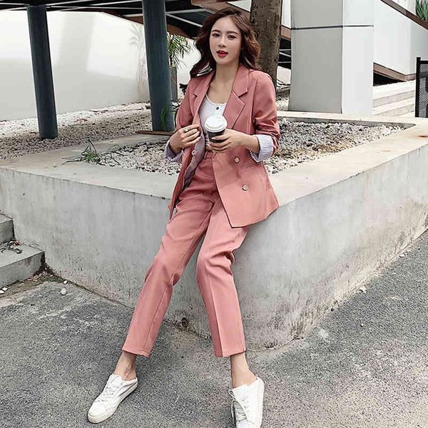 women's two piece pants blazer feminino elegante vermelho com duas peças, conjunto coreano, jaqueta tipo lápis e calça casual, e4qh, White
women's two piece pants blazer feminino elegante vermelho com duas peças, conjunto coreano, jaqueta tipo lápis e calça casual, e4qh, White