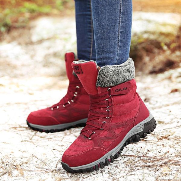 boots nice tide winter ankle women snow warm plush platform boot fashion female wedge shoes botas, Black
boots nice tide winter ankle women snow warm plush platform boot fashion female wedge shoes botas, Black