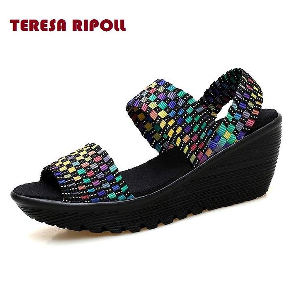 dress shoes teresa ripoll women pumps summer fashion pointed toe high heels lady's handmade knitting outdoor platform, Black
dress shoes teresa ripoll women pumps summer fashion pointed toe high heels lady's handmade knitting outdoor platform, Black