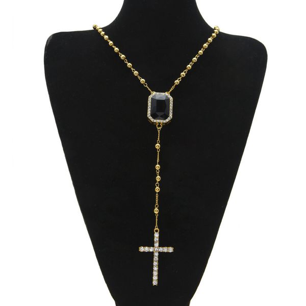 fashion new hip hop hip-hop beaded ruby cross necklace jesus necklace, Silver
fashion new hip hop hip-hop beaded ruby cross necklace jesus necklace, Silver
