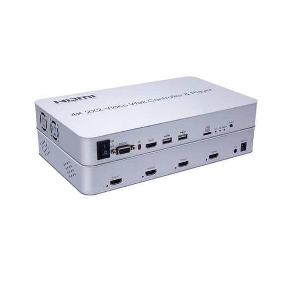 audio cables & connectors hdcp1.4 4k 2x2 video wall controller with player 30hz support multiple splicing modes extraction 3.5mm out
audio cables & connectors hdcp1.4 4k 2x2 video wall controller with player 30hz support multiple splicing modes extraction 3.5mm out