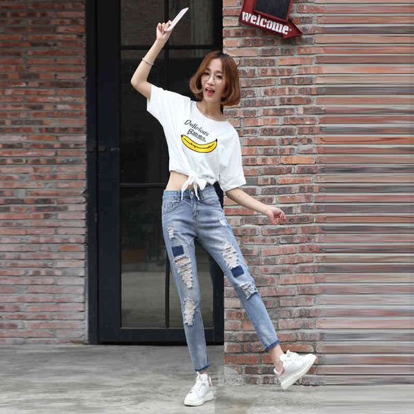 women's jeans elegant varofi ladies high street pants torn pencil girl jeans waist zg0c, Blue
women's jeans elegant varofi ladies high street pants torn pencil girl jeans waist zg0c, Blue