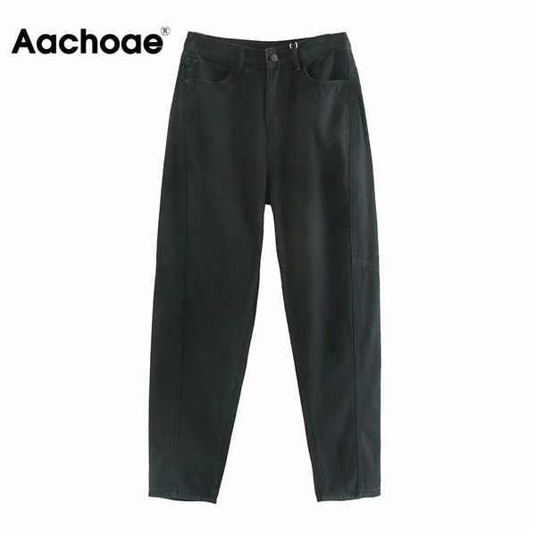 aachoae fashion mom jeans women high waist cargo pants loose pockets solid denim trousers zipper fly long jeans ladies bottoms 210413, Blue
aachoae fashion mom jeans women high waist cargo pants loose pockets solid denim trousers zipper fly long jeans ladies bottoms 210413, Blue