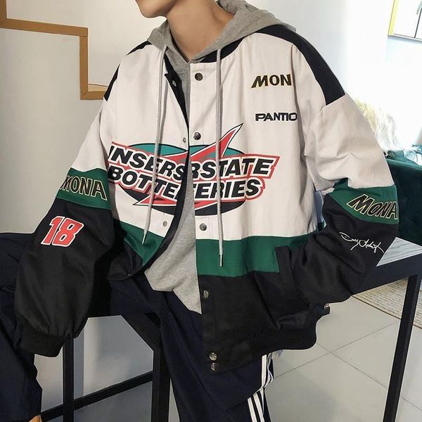 women's jackets oversized hip hop baseball jacket woman flying coat korean street stitching loose student uniform couple top, Black;brown
women's jackets oversized hip hop baseball jacket woman flying coat korean street stitching loose student uniform couple top, Black;brown