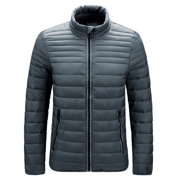 double zipper adjustable stand collar men's jacket lightweight down cotton european size, Black
double zipper adjustable stand collar men's jacket lightweight down cotton european size, Black