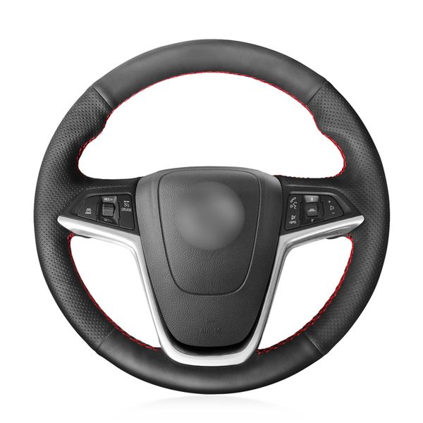 hand-stitched black artificial leather anti-slip car steering wheel cover for mokka 2012-2019 insignia 2008-2013 astra (j)
hand-stitched black artificial leather anti-slip car steering wheel cover for mokka 2012-2019 insignia 2008-2013 astra (j)