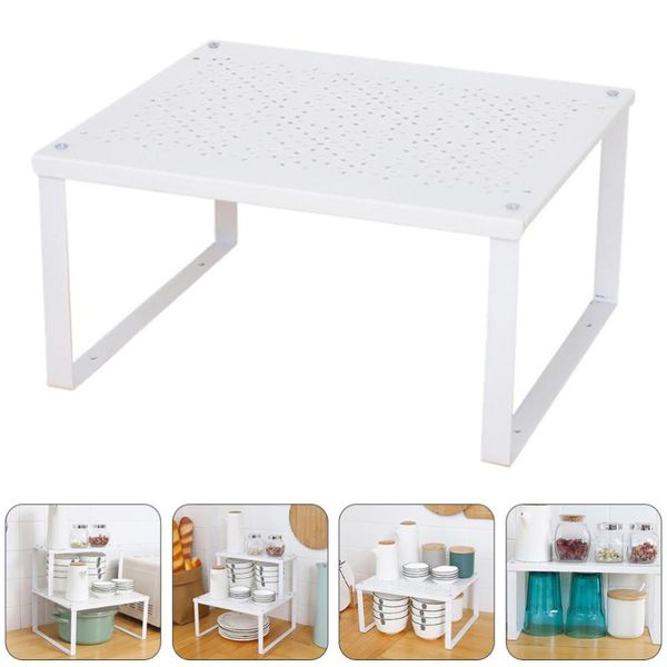 kitchen storage & organization 1pc multi-functional shelf dish plate rack (white)
kitchen storage & organization 1pc multi-functional shelf dish plate rack (white)