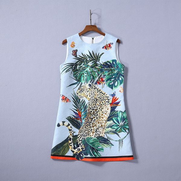 european and american women's dresses for spring sleeveless leopard print butterfly nail beads jacquard dress rypr, Black;gray
european and american women's dresses for spring sleeveless leopard print butterfly nail beads jacquard dress rypr, Black;gray