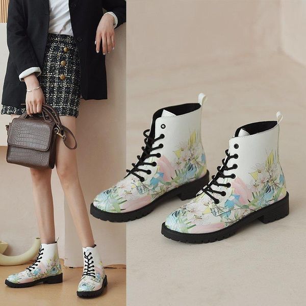 boots 2021 european and american personality print lace round toe low-heel fashion all-match women shoes, Black
boots 2021 european and american personality print lace round toe low-heel fashion all-match women shoes, Black