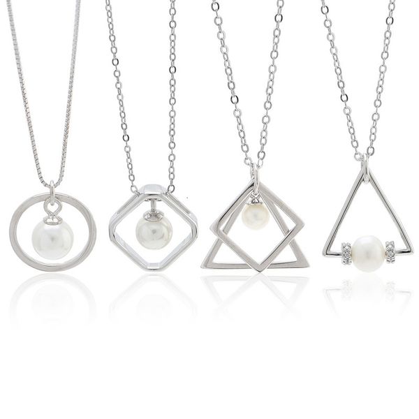 necklace xd132 silver clasp simple fashion geometric pearl women's s925 pendant clavicle chain
necklace xd132 silver clasp simple fashion geometric pearl women's s925 pendant clavicle chain