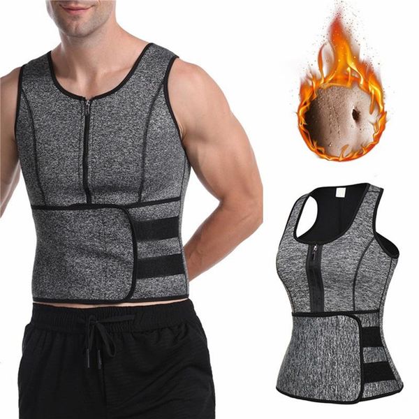 men's fitness vest fashion body tummy corset men sweaty for male running jerseys, Black;blue
men's fitness vest fashion body tummy corset men sweaty for male running jerseys, Black;blue