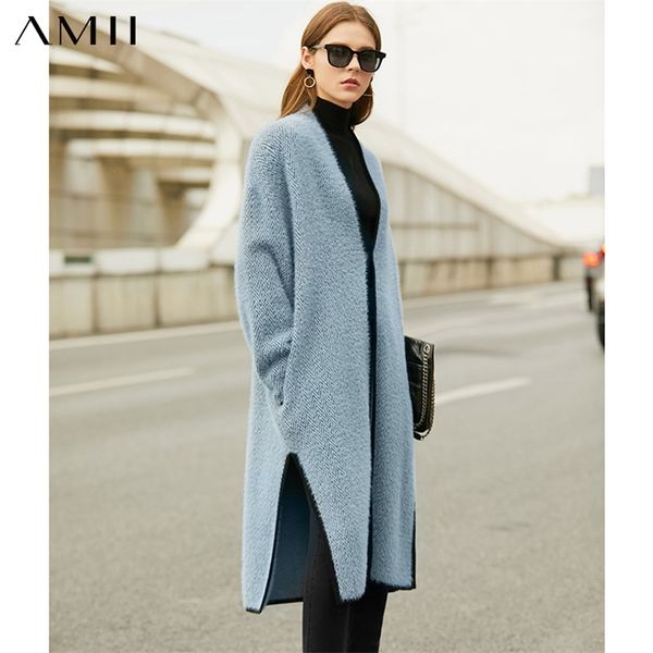 minimalism autumn winter cardigans for women causal solid woolen coat fashion long female cardigan 12090010 210527, White;black
minimalism autumn winter cardigans for women causal solid woolen coat fashion long female cardigan 12090010 210527, White;black