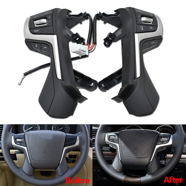 steering wheel control buttons auto parts for toyota land cruiser prado 2018 multi-function with cables dark gray
steering wheel control buttons auto parts for toyota land cruiser prado 2018 multi-function with cables dark gray