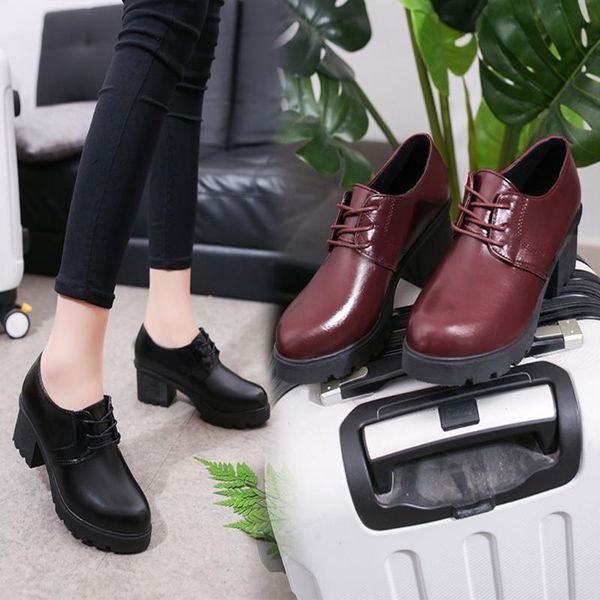 boots women thick heels with thick-soled round head student casual fashion shoes pu leather female comfortable m50#, Black
boots women thick heels with thick-soled round head student casual fashion shoes pu leather female comfortable m50#, Black