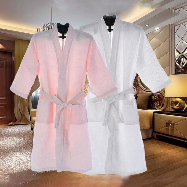 men summer waffle bathrobe women cotton kimono wedding robes plus size absorbent long dressing gown sleepwear bathrobes men's, Black;brown
men summer waffle bathrobe women cotton kimono wedding robes plus size absorbent long dressing gown sleepwear bathrobes men's, Black;brown