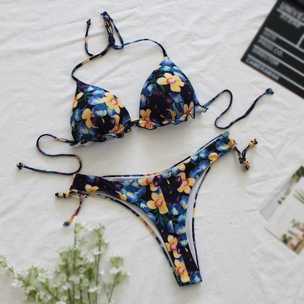 women's swimwear summer two pieces split beachwear women bikini sets tie dye thong casual bathing wear push up swimsuits, White;black
women's swimwear summer two pieces split beachwear women bikini sets tie dye thong casual bathing wear push up swimsuits, White;black