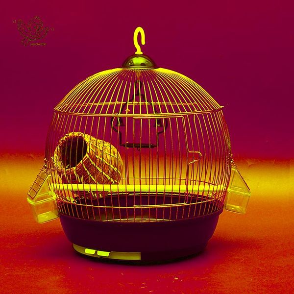 bird cages circular decorative ornamental cage small-sized breeding parrot metal 
bird cages circular decorative ornamental cage small-sized breeding parrot metal