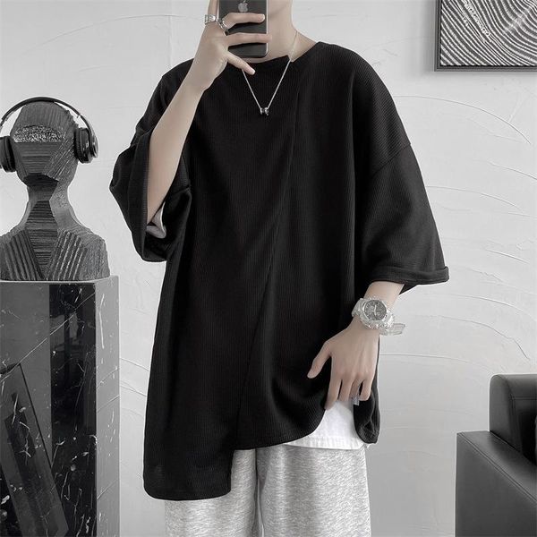 men's t-shirts short-sleeved t-shirt summer ins hong kong style korean version of the trend loose and handsome casual shirt, White;black
men's t-shirts short-sleeved t-shirt summer ins hong kong style korean version of the trend loose and handsome casual shirt, White;black