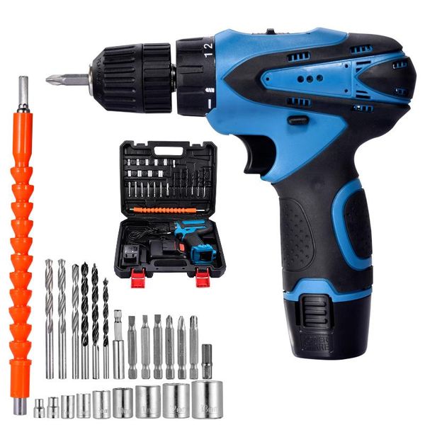 professiona electric drills 12v screwdriver 30nm wireless drill with led light portable battery nail machine garden carpentry power tool set
professiona electric drills 12v screwdriver 30nm wireless drill with led light portable battery nail machine garden carpentry power tool set